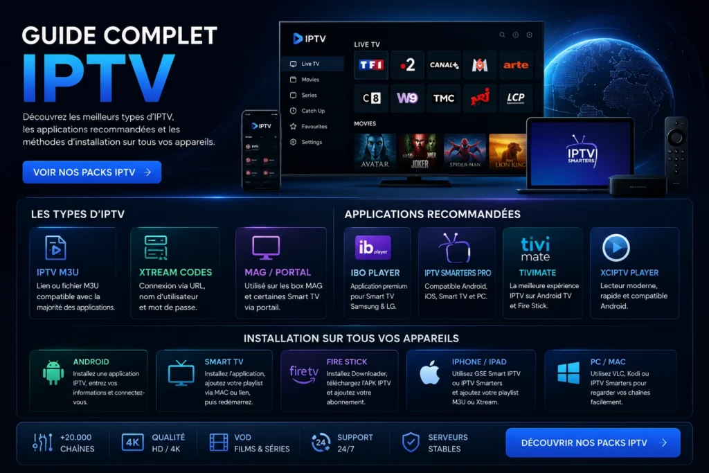 guide pour installation iptv